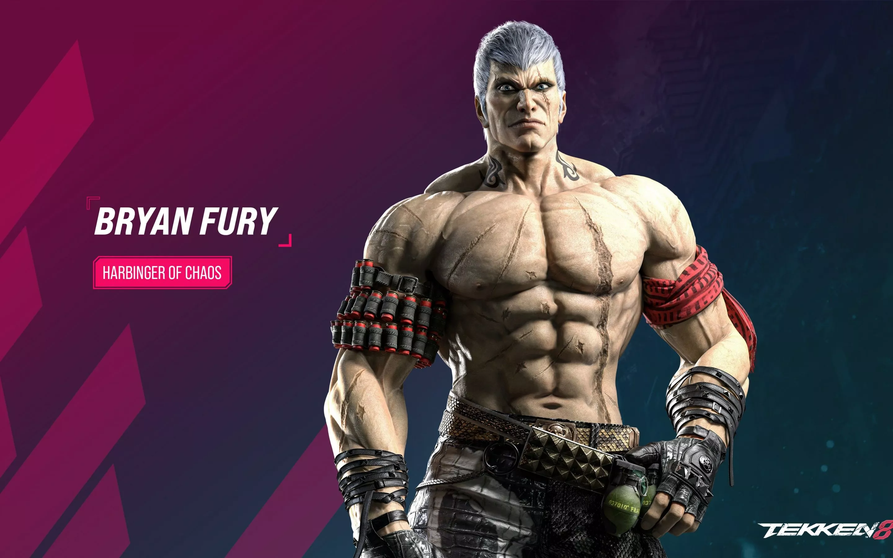 Tekken 8 Wallpaper 4K, Bryan Fury