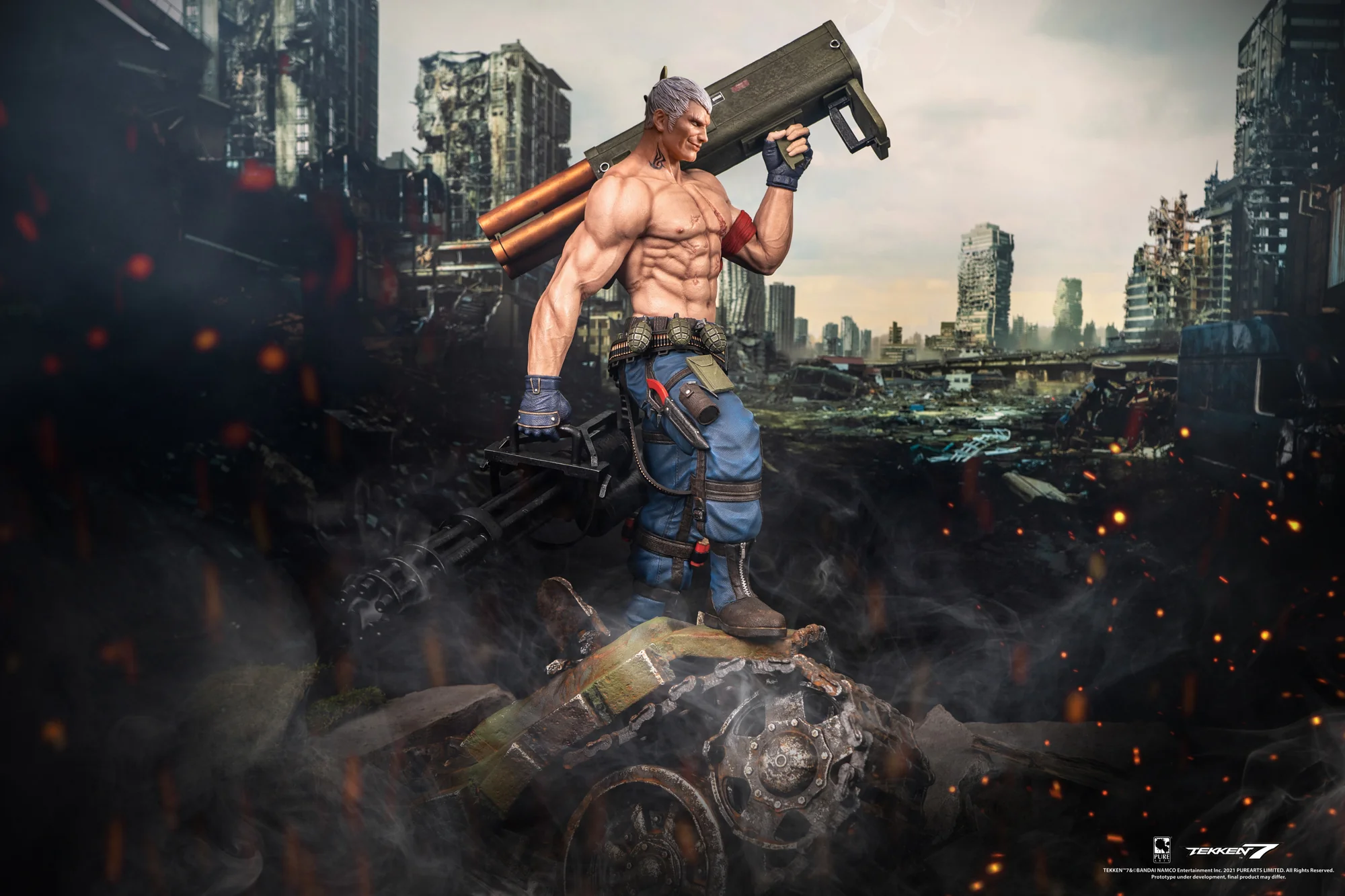 TEKKEN 7: Bryan Fury 1 4 Statue