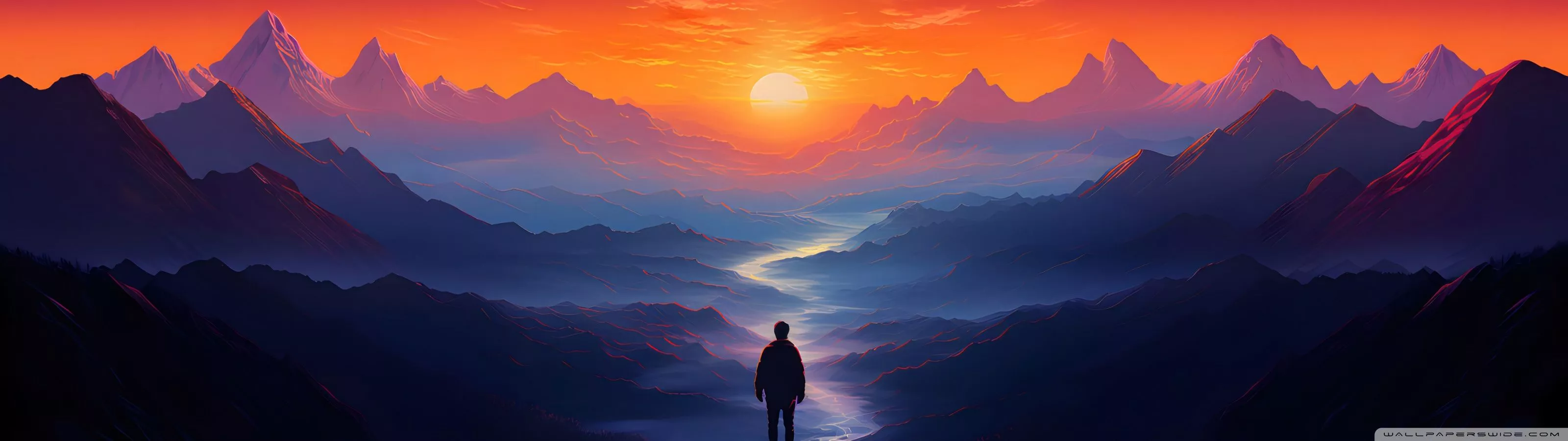 Scenic View Sunset Ultra HD Wallpaper