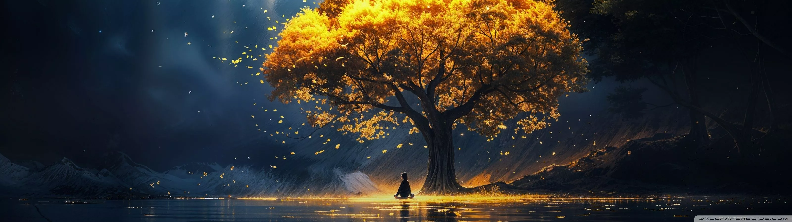 Solitude in Radiance Ultra HD Wallpaper