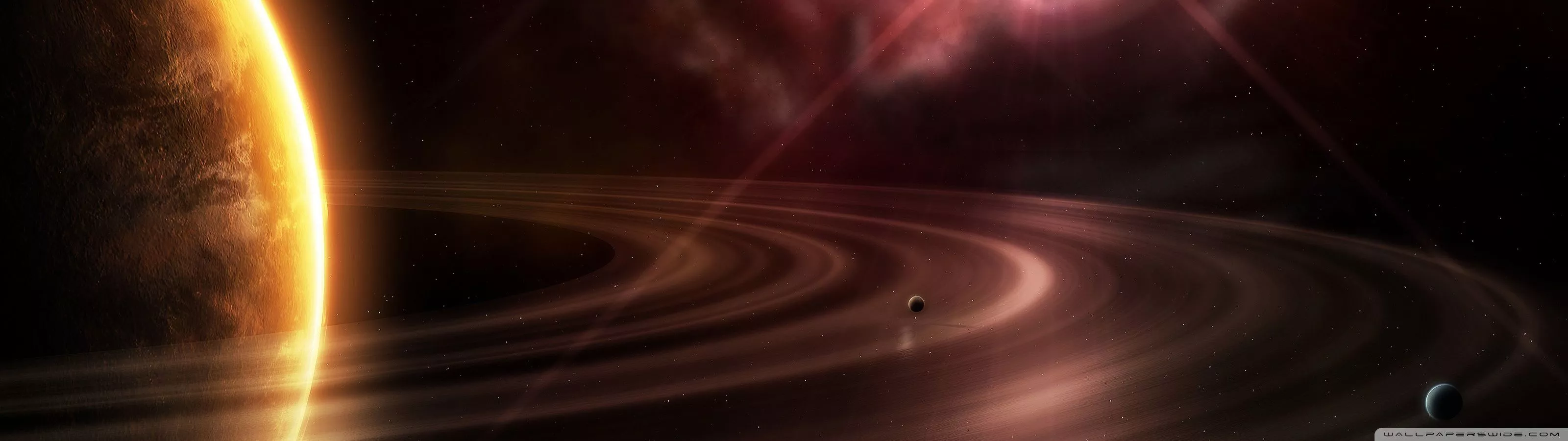 Planet Dual Monitor Ultra HD Wallpaper