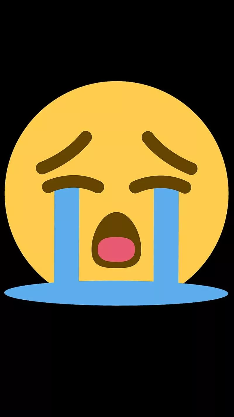 HD crying emoji wallpaper