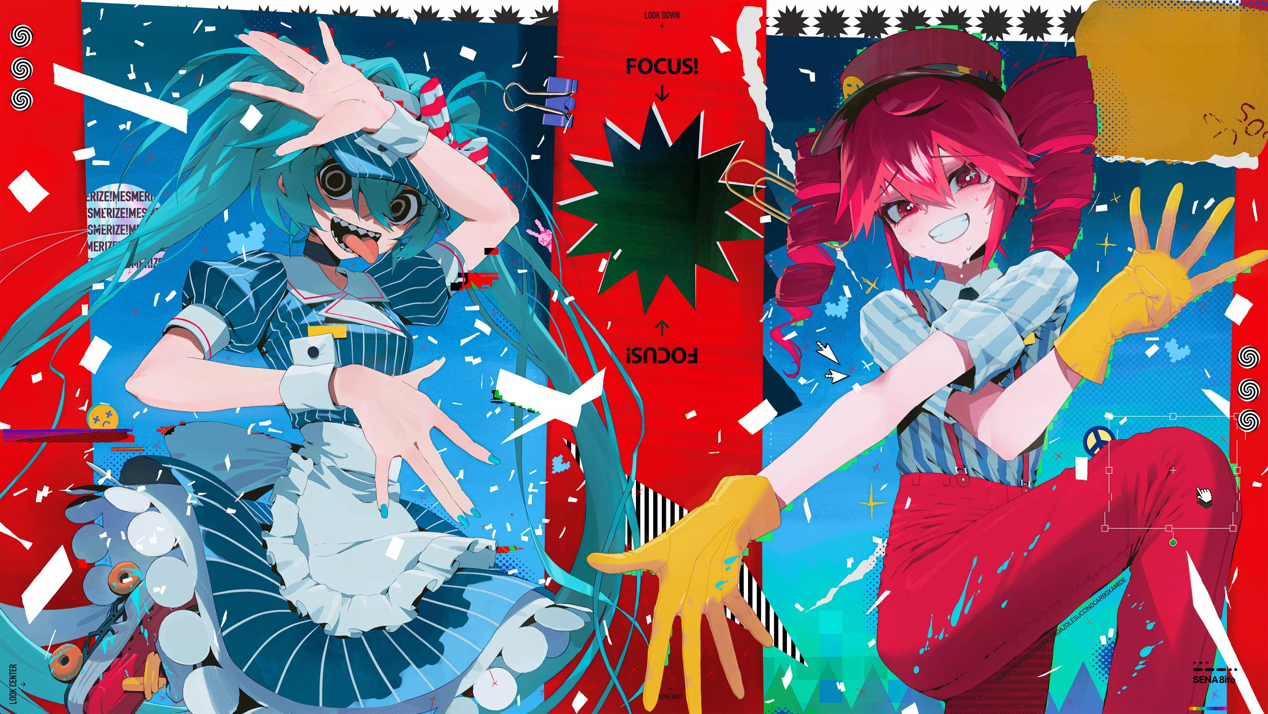 Miku And Teto Wallpaper Hatsune Miku And Kasane Teto By Ruarridoll On Miku And Teto Wallpaper Hatsune Miku And Kasane Teto By Ruarridoll On