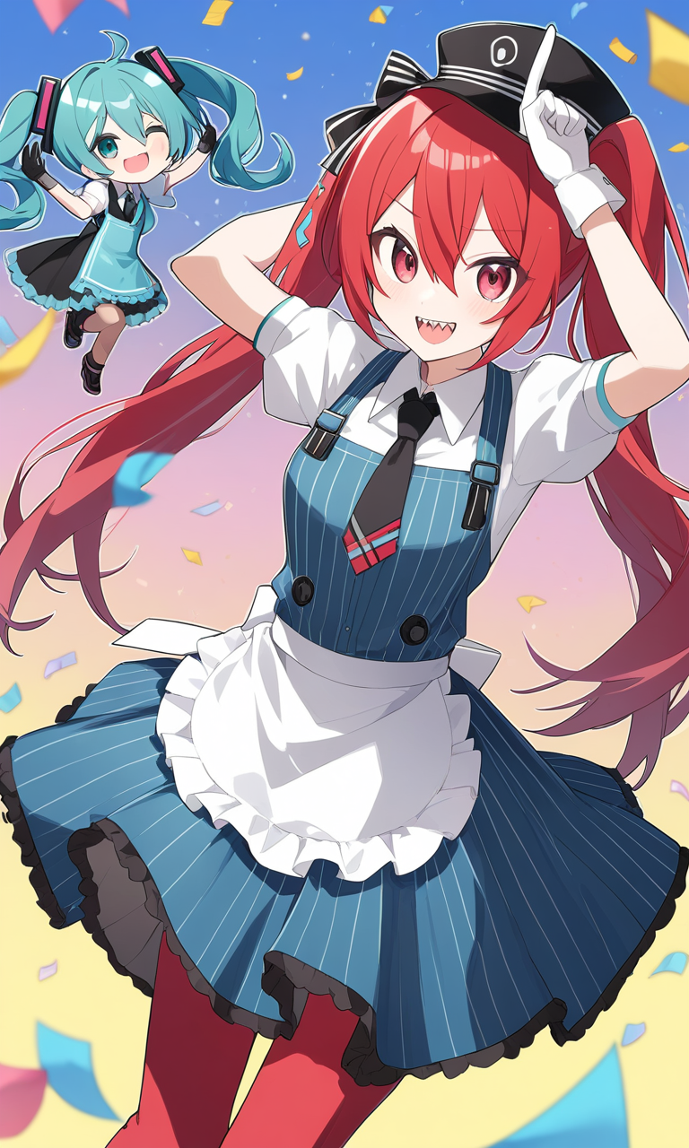 Hatsune Miku and Kasane Teto