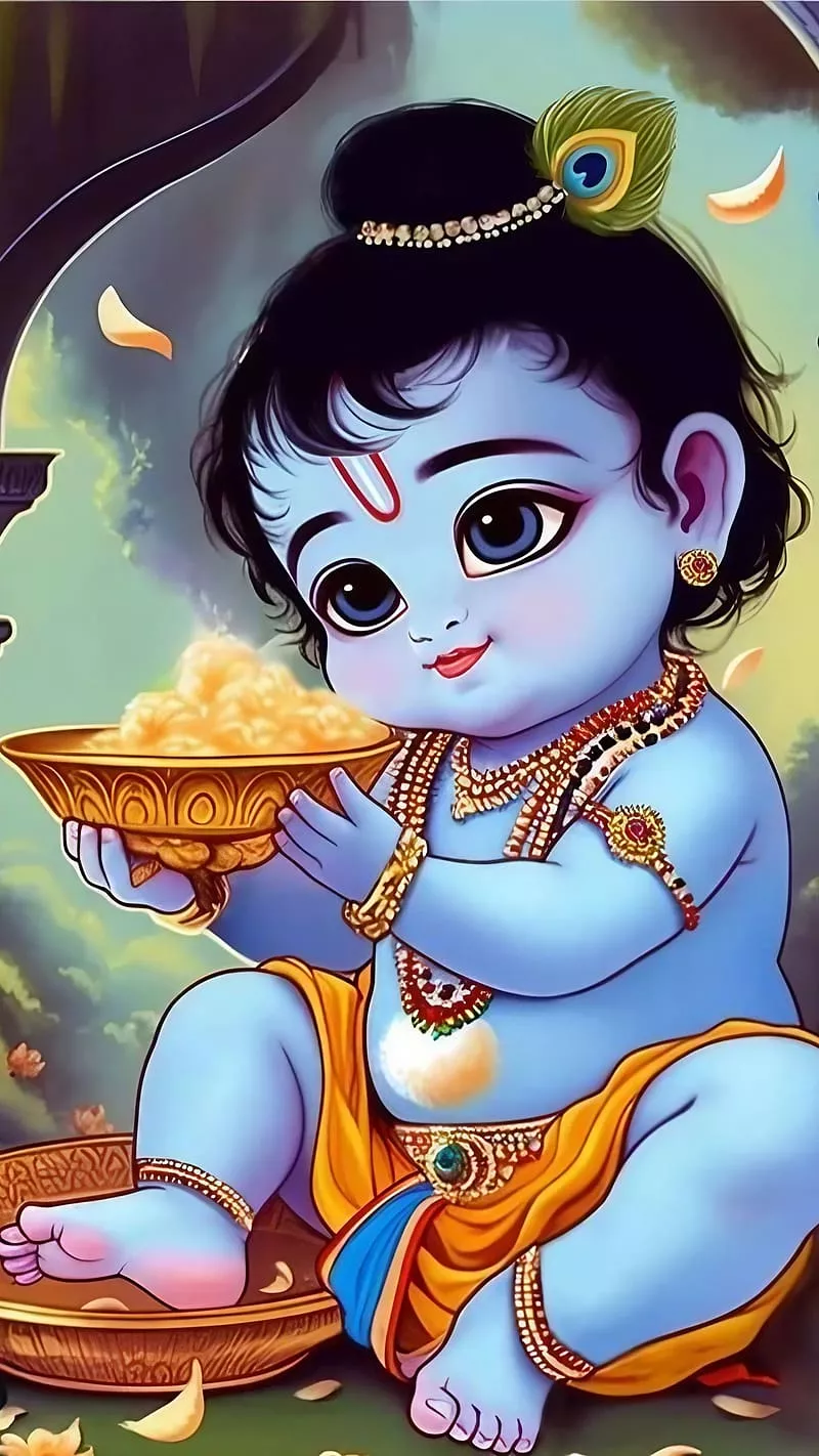 Cute little krishna image hotsell hd