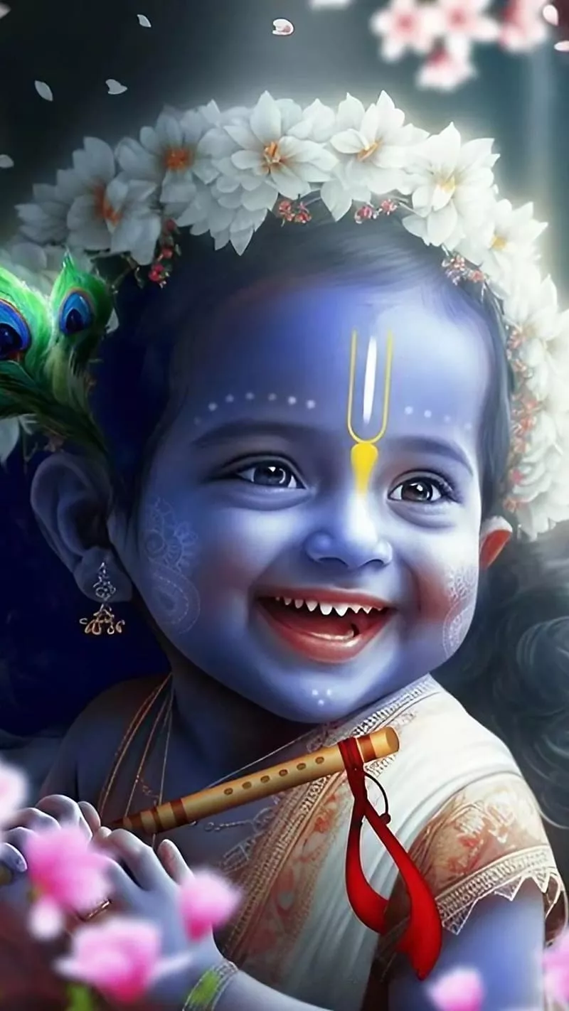 HD baby lord krishna wallpaper