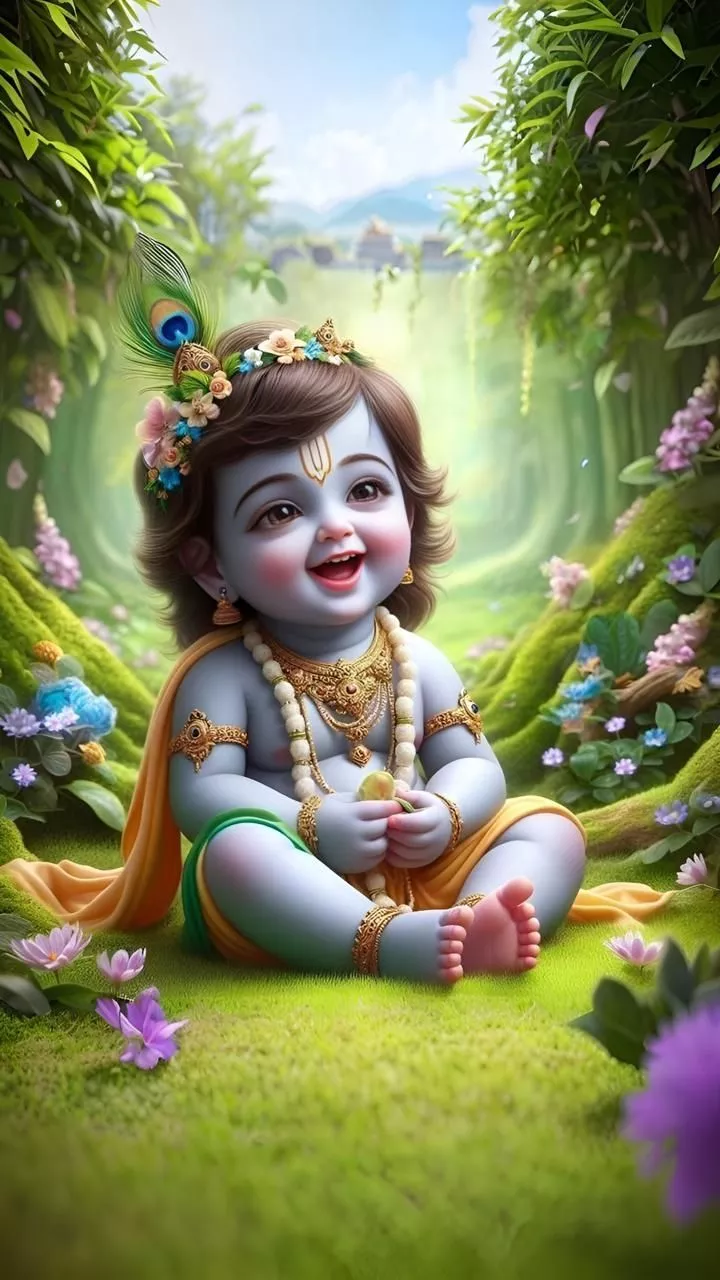 baby Krishna wallpaper