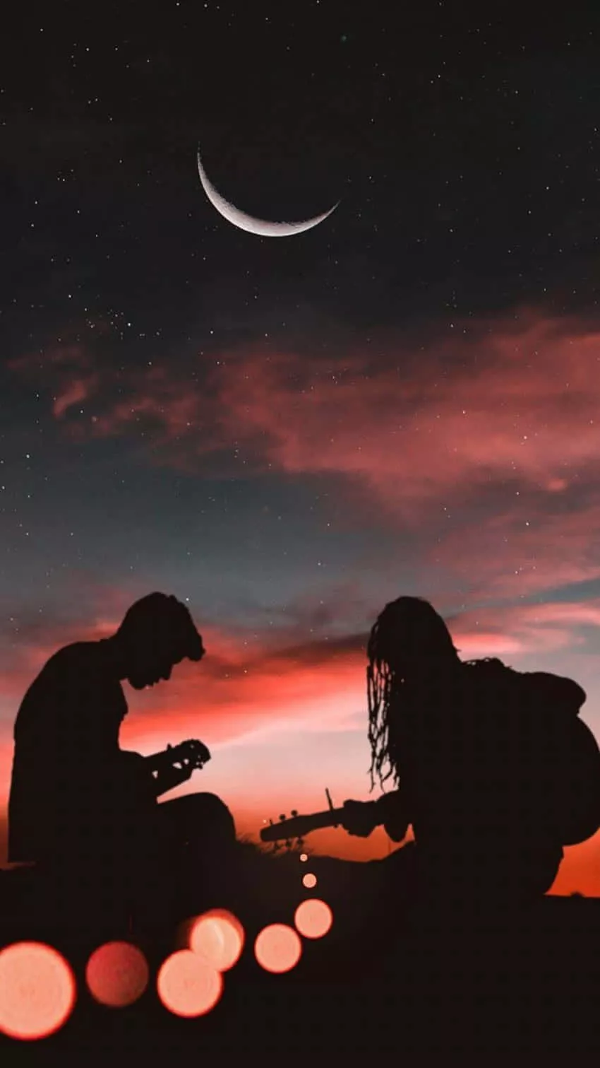 Twilight Sky Romantic Background