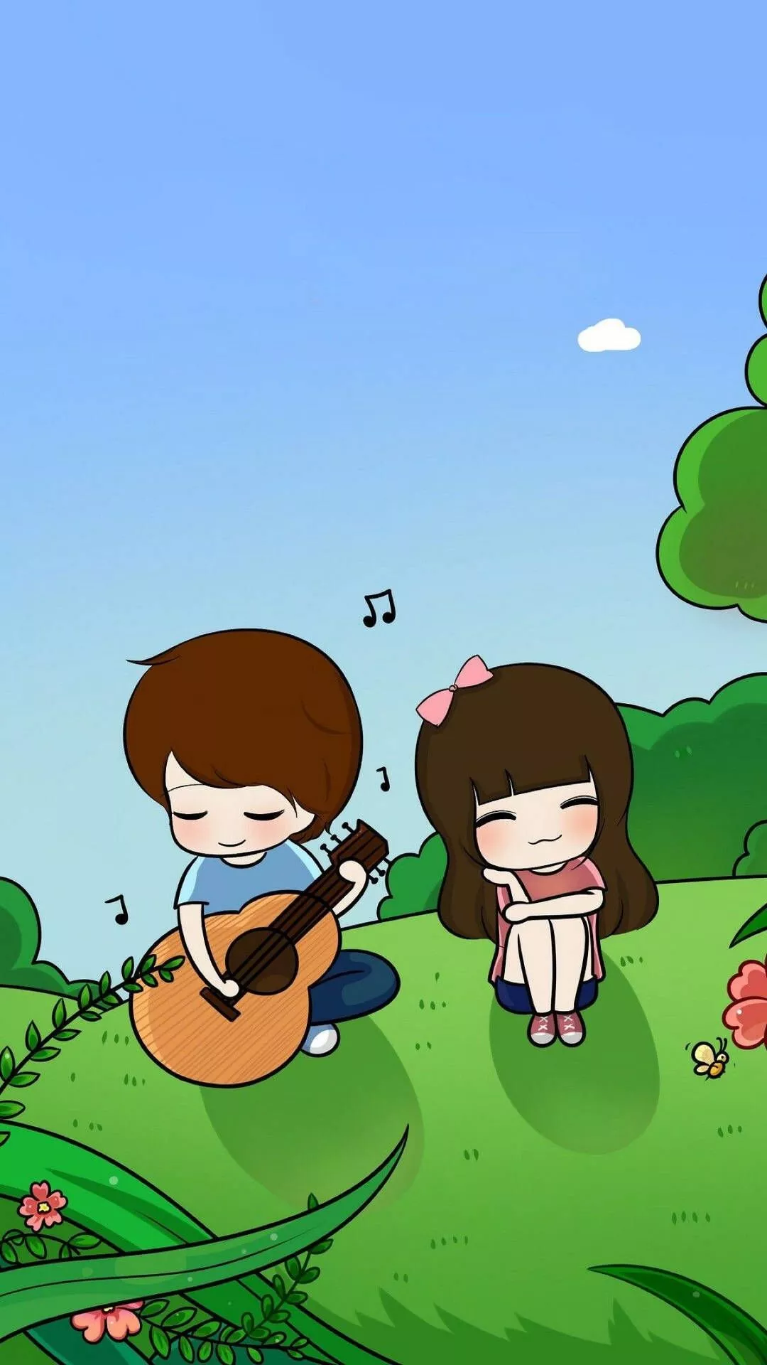 Download Cute Couple Cartoon Music
