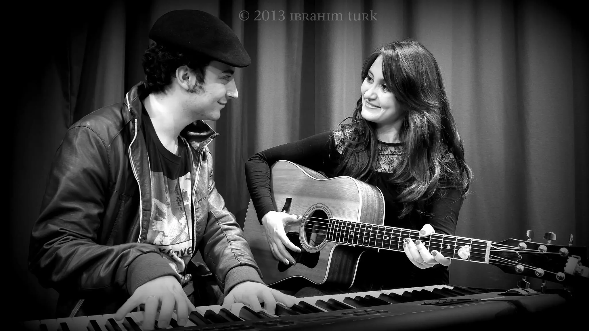 Musician Couple and Sharing Love