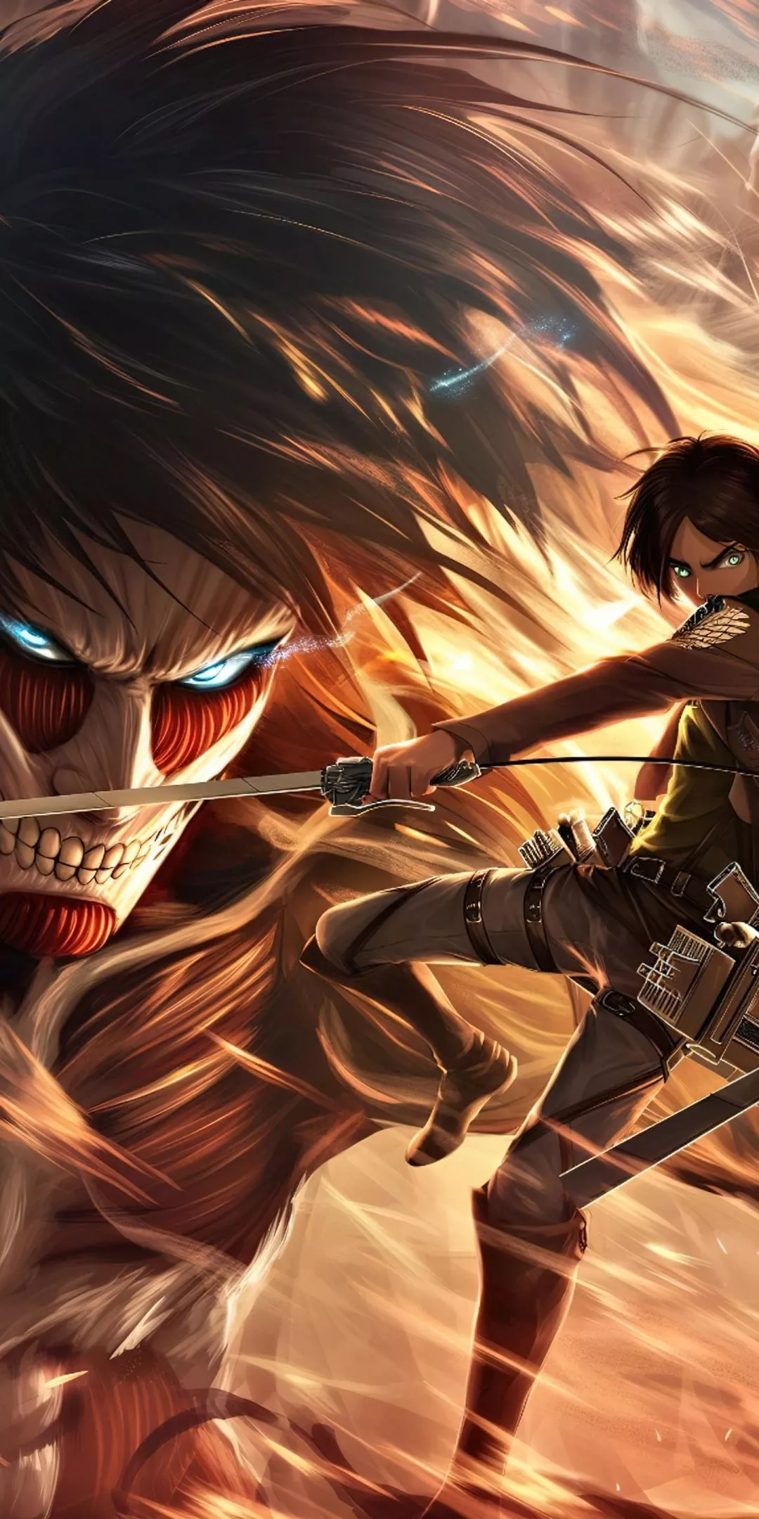 Shingeki no Kyojin Wallpaper 4K, Eren