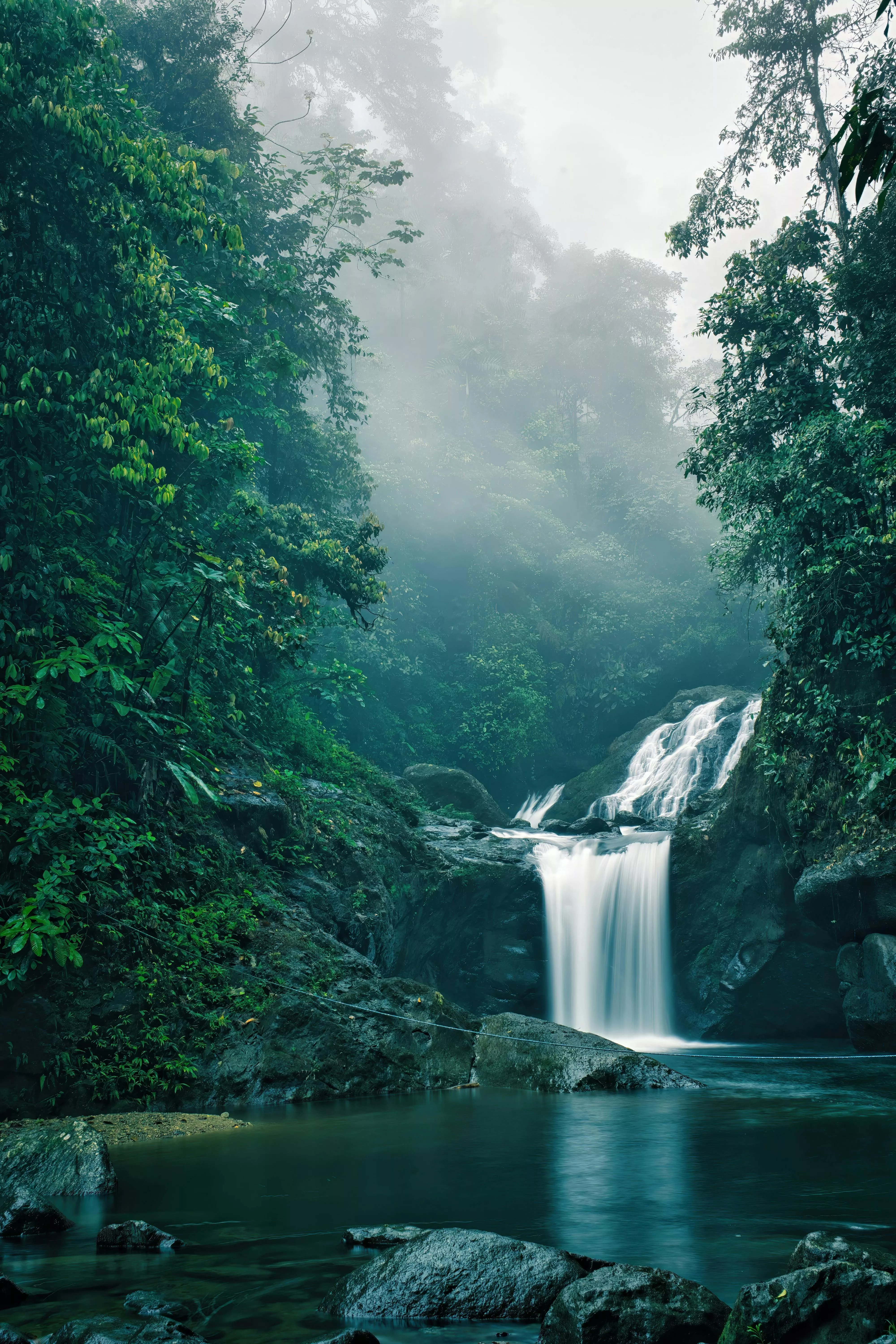 Waterfall in a Jungle · Free