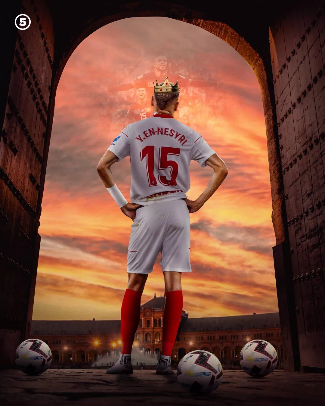 Youssef En Nesyri As He Scored