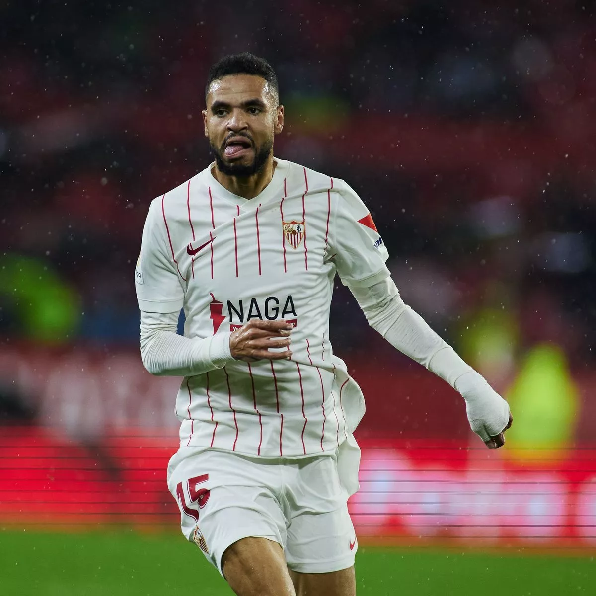 Sevilla FC during the La Liga match