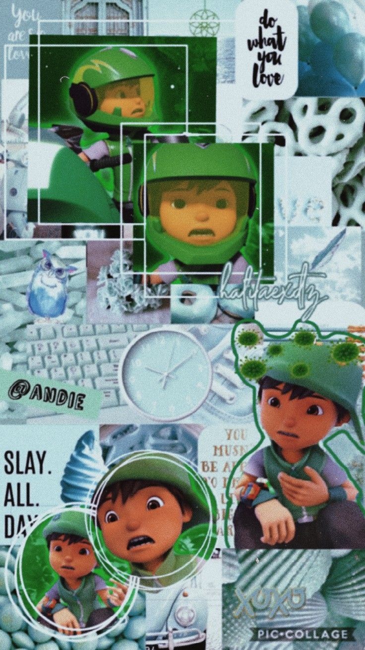 wallpaper Boboiboy Daun, Mb