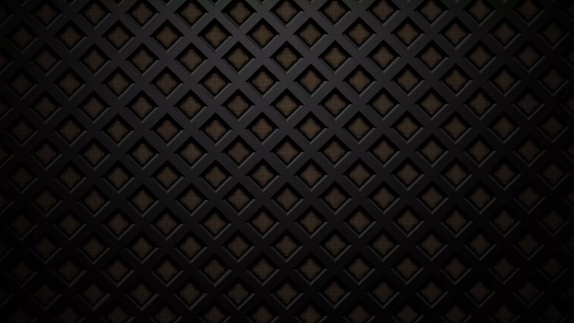 Diamond Patterns In Black 3D Wallpaper