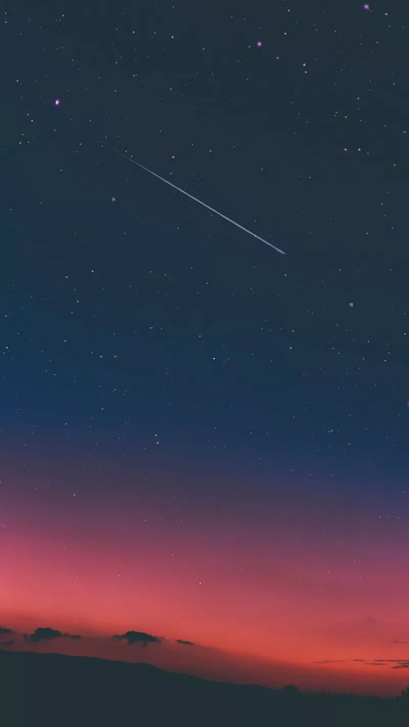 HD red comet wallpaper