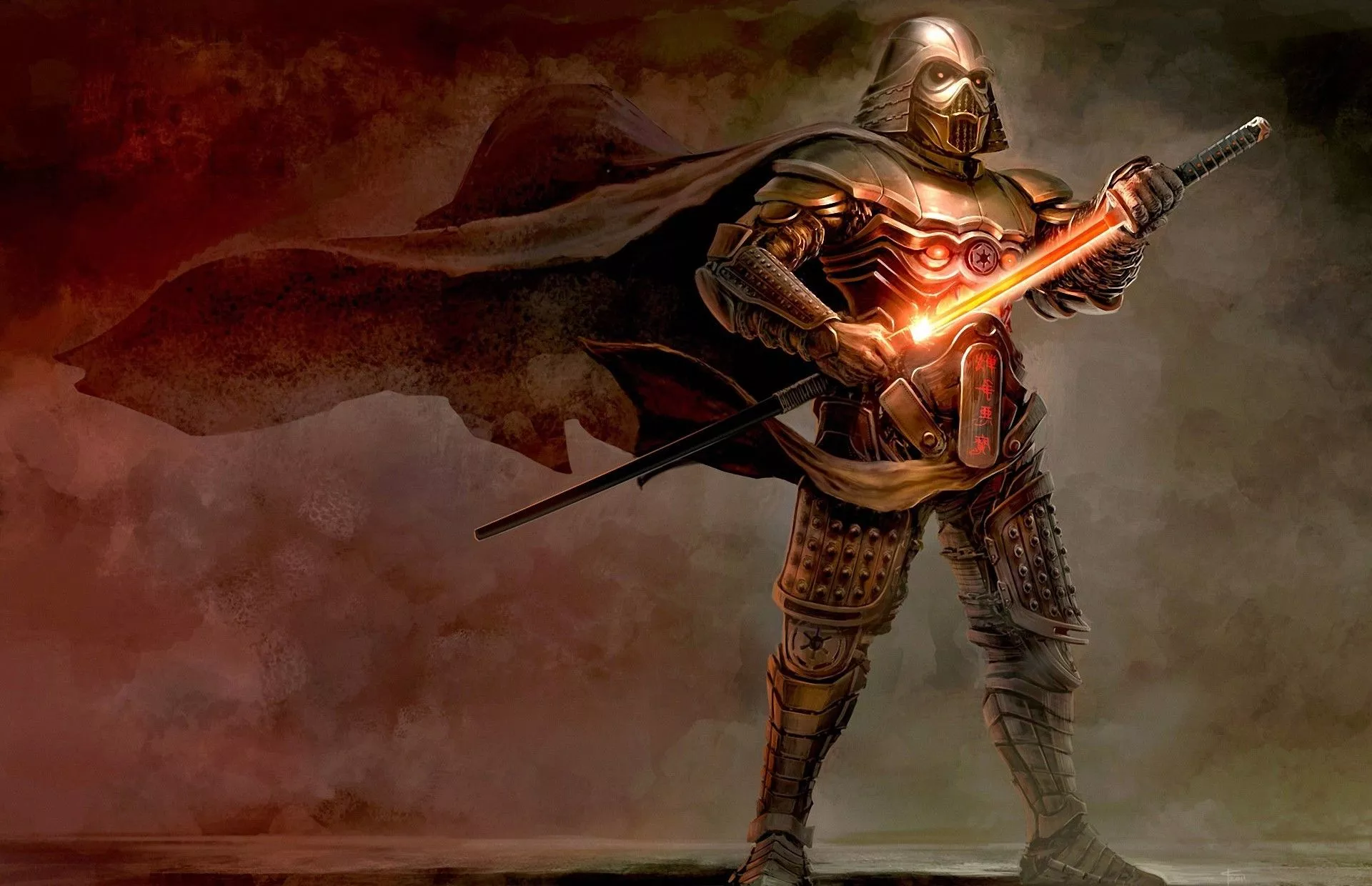 star wars, Darth Vader, armor, cloak