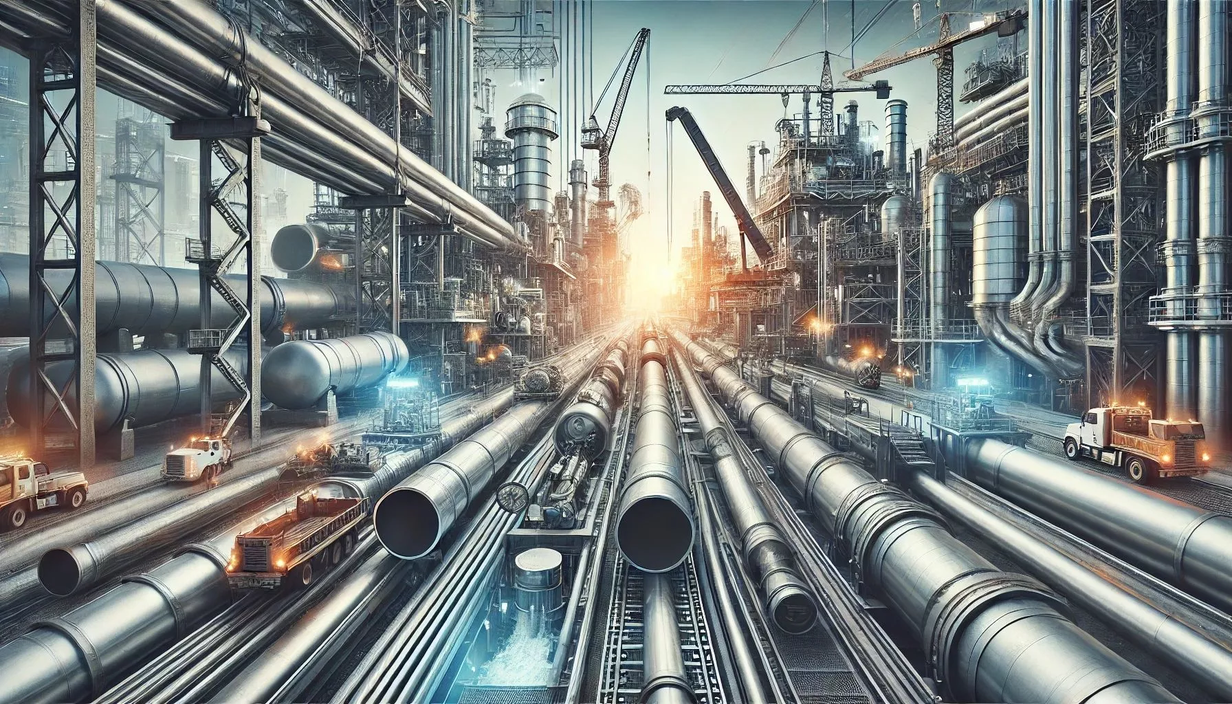 Steel Pipes in Industrial Projects
