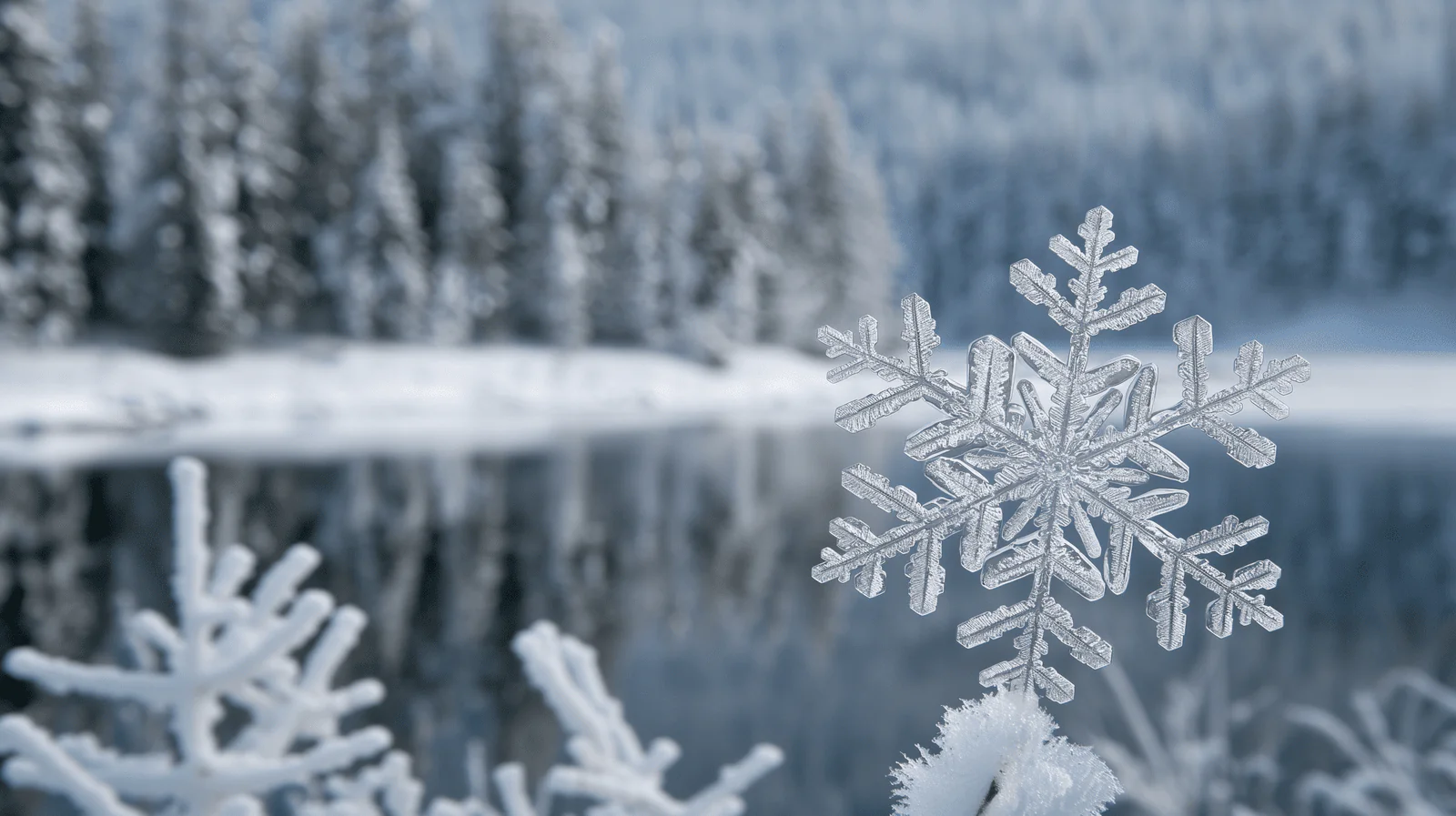 Snowflake Wallpaper. Snowy Nature