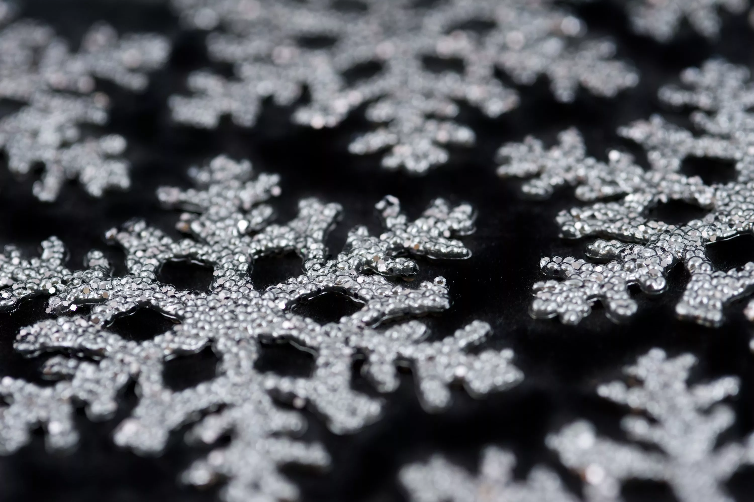 Photo of snowflake christmas ornaments