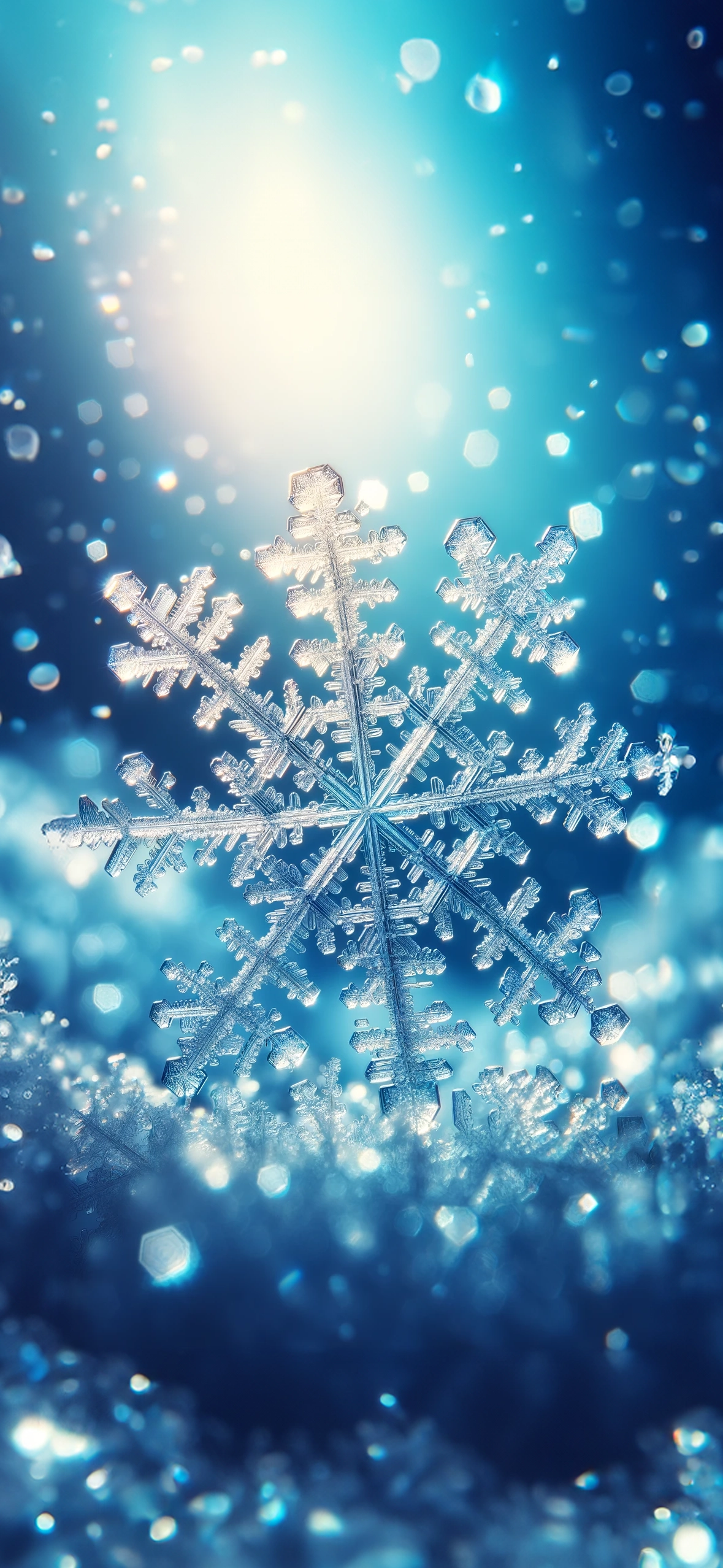 Snowflakes Wallpaper for iPhones