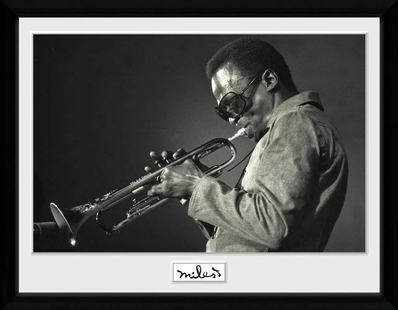 Miles Davis Framed poster