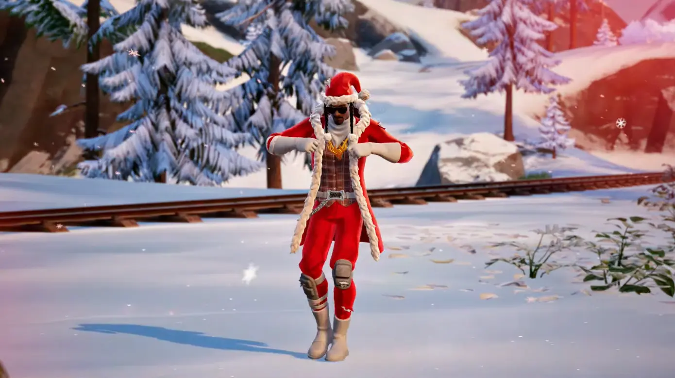 Santa Dogg Skin in Fortnite