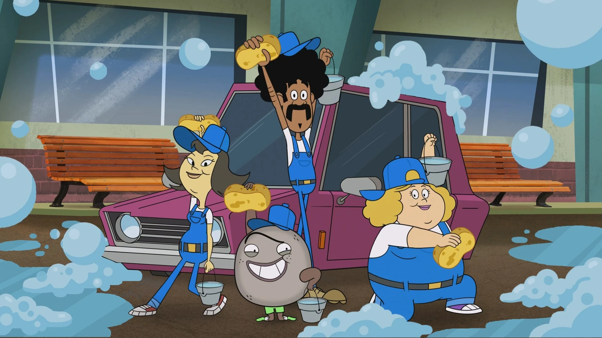 Car Wash. Rock Paper Scissors