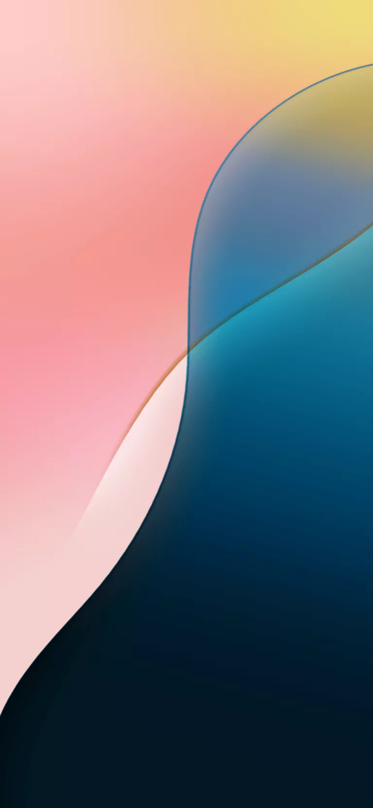 iOS 18 Official Stock Wallpaper. Pink