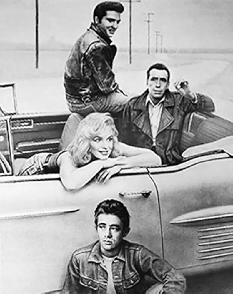 James Dean Elvis Presley Marilyn Monroe