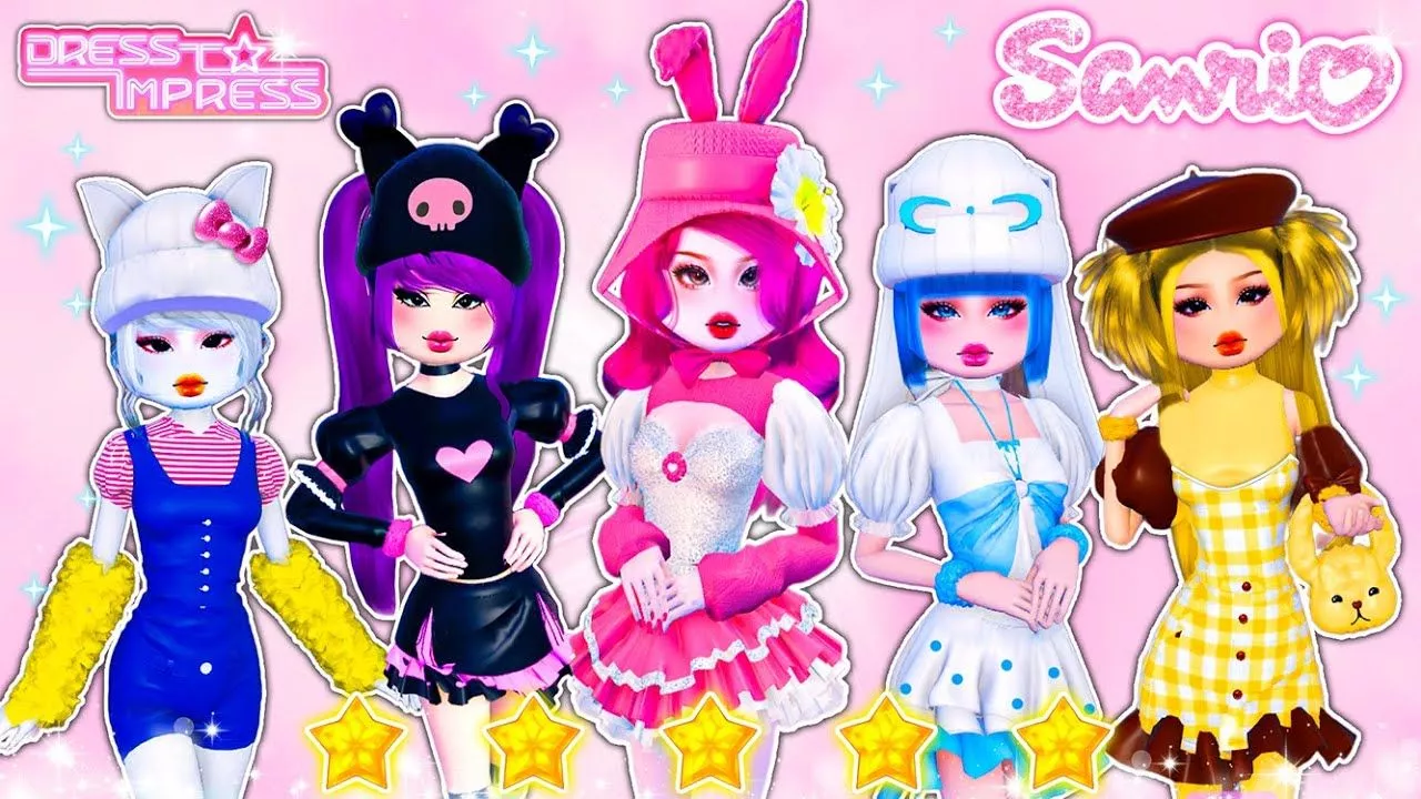 Doing Iconic Sanrio Hello Kitty Themes in DRESS to IMPRESS.!!!