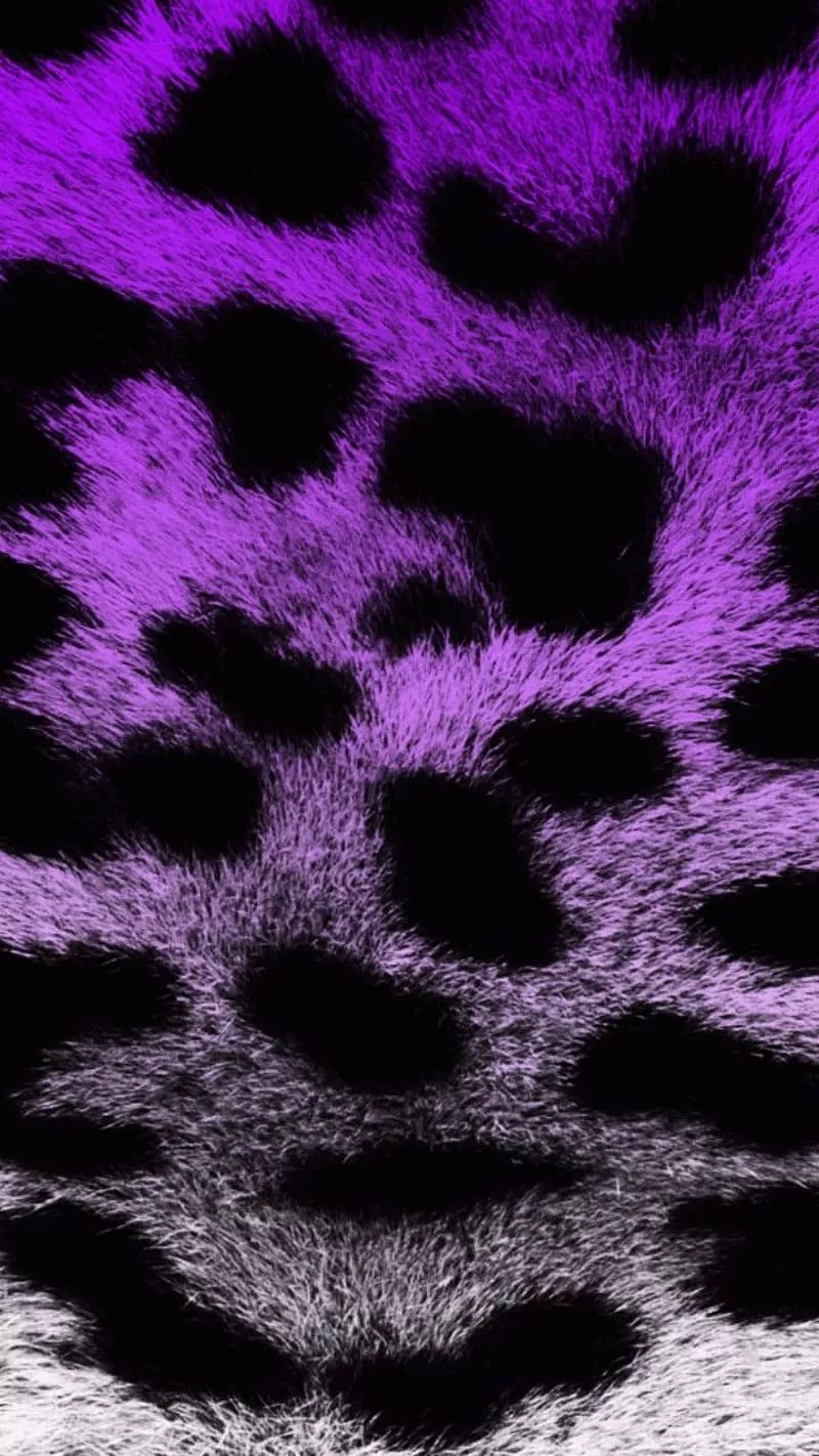 HD purple cheetah print wallpaper