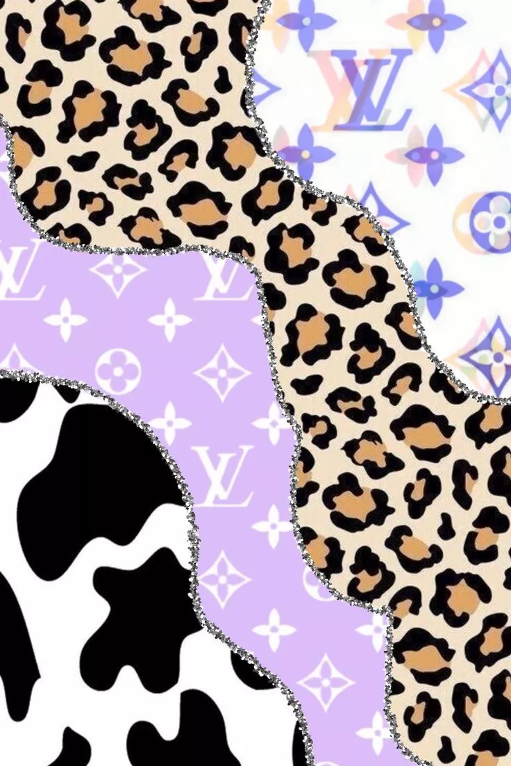 Patterned Wallpaper. Cheetah print