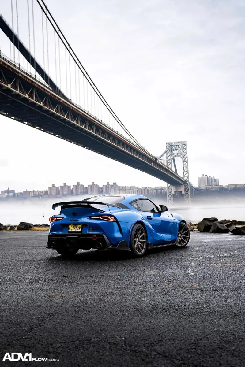 Blue Toyota Supra MKV A90.0