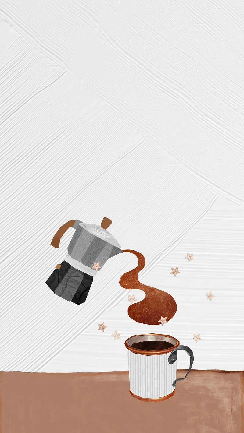Wallpaper Brown Aesthetic Coffee Image