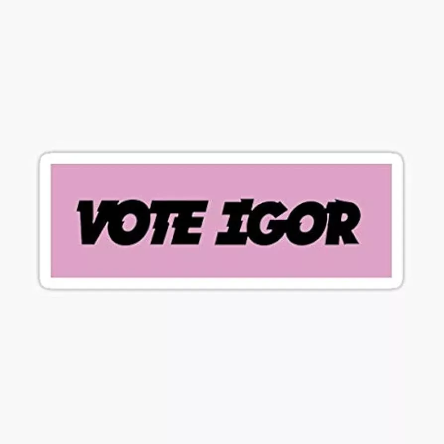 Amazon.com Vote Igor Sticker
