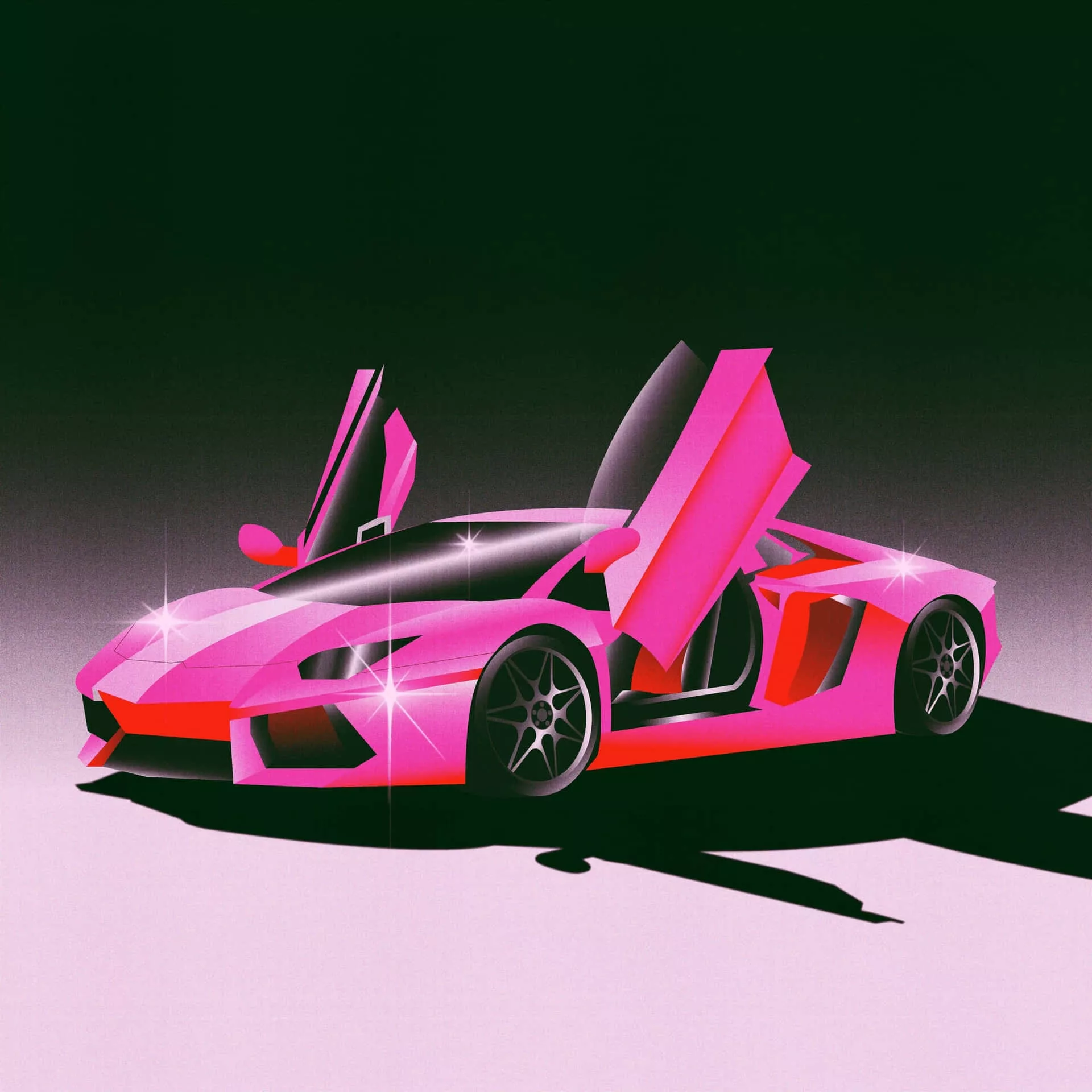 Pink Lamborghini Wallpaper