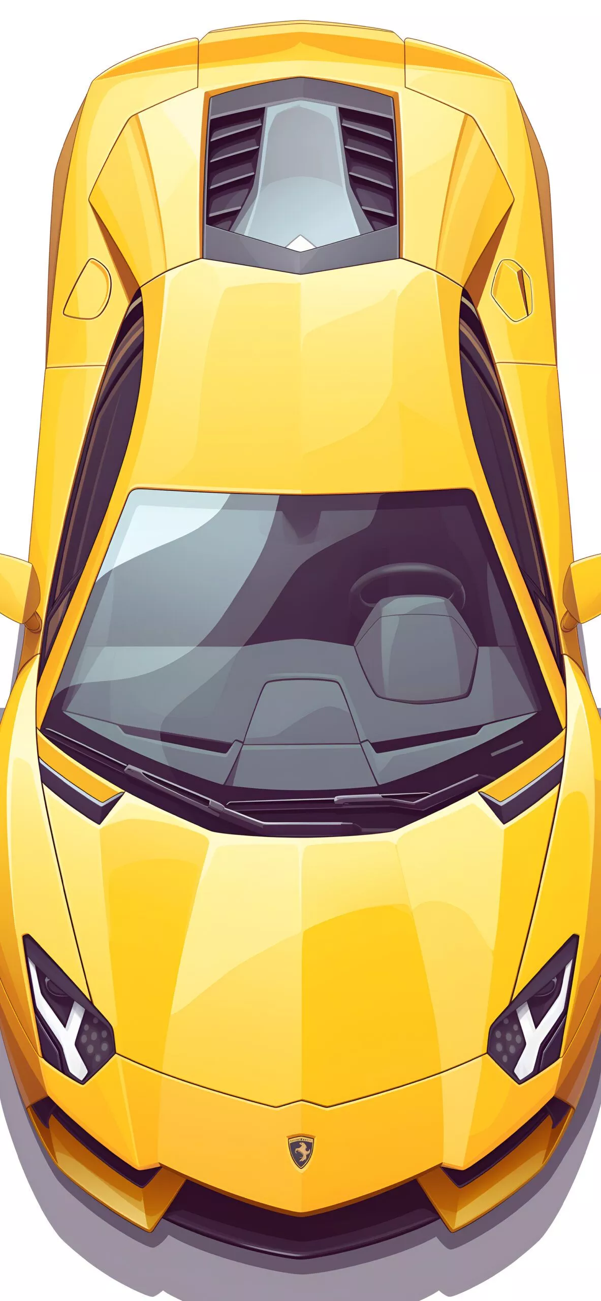 Yellow Lamborghini HD Wallpaper