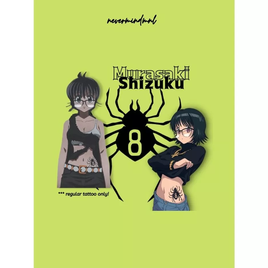 TEMPORARY TATTOO Shizuku Murasaki