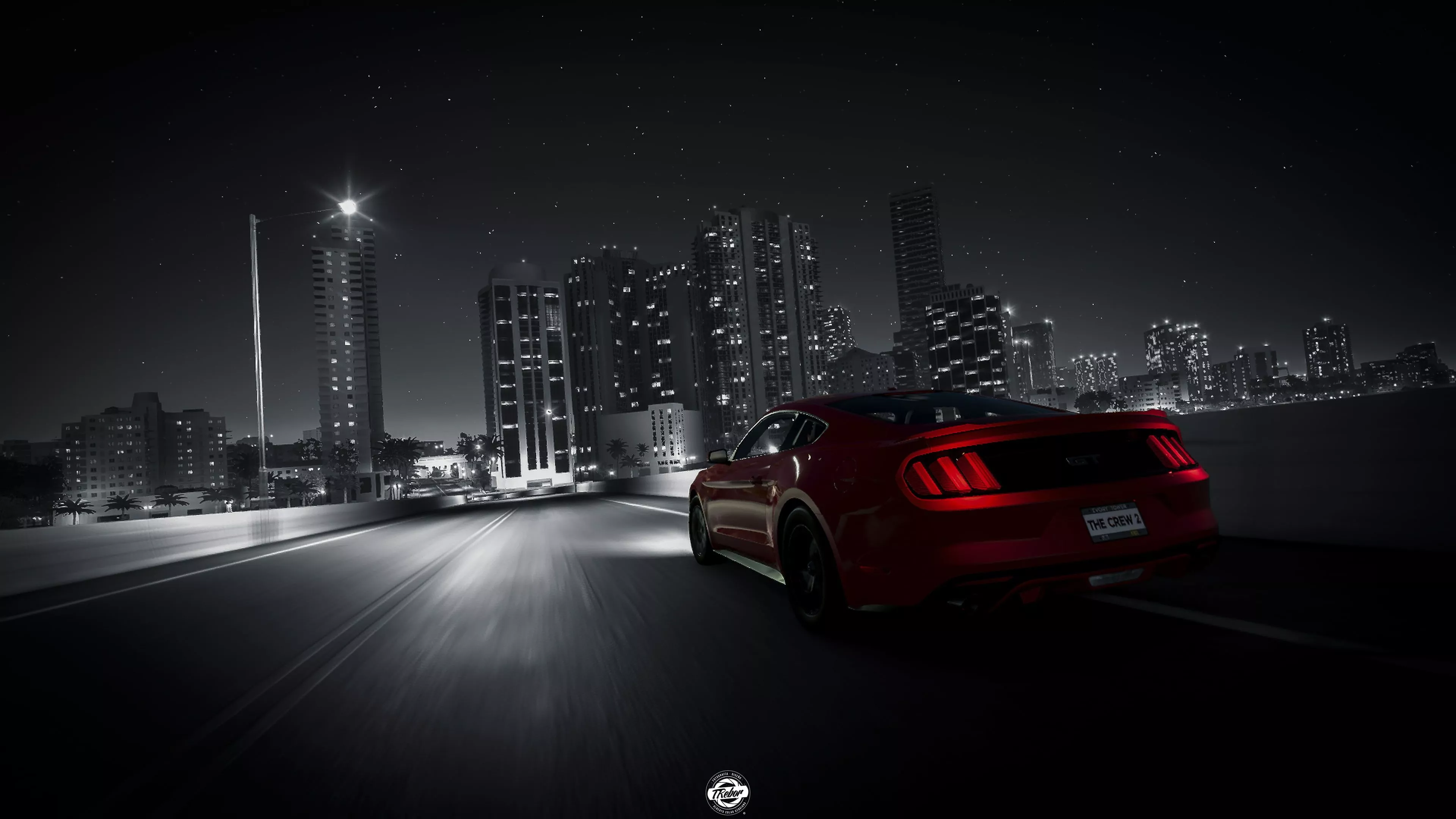 Ford Mustang Red Wallpaper, HD Cars 4K