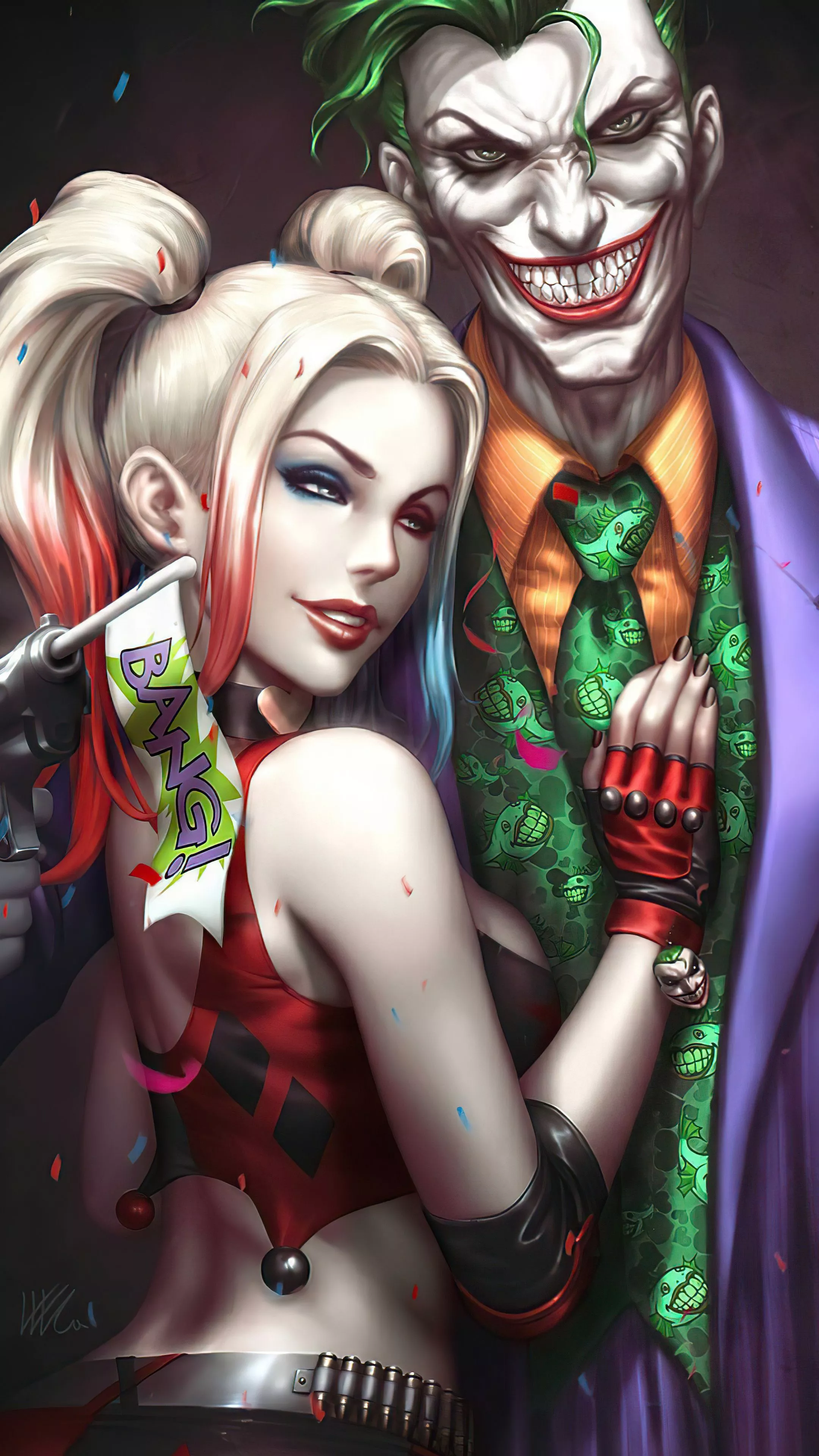 Harley Quinn and Joker Wallpaper 17