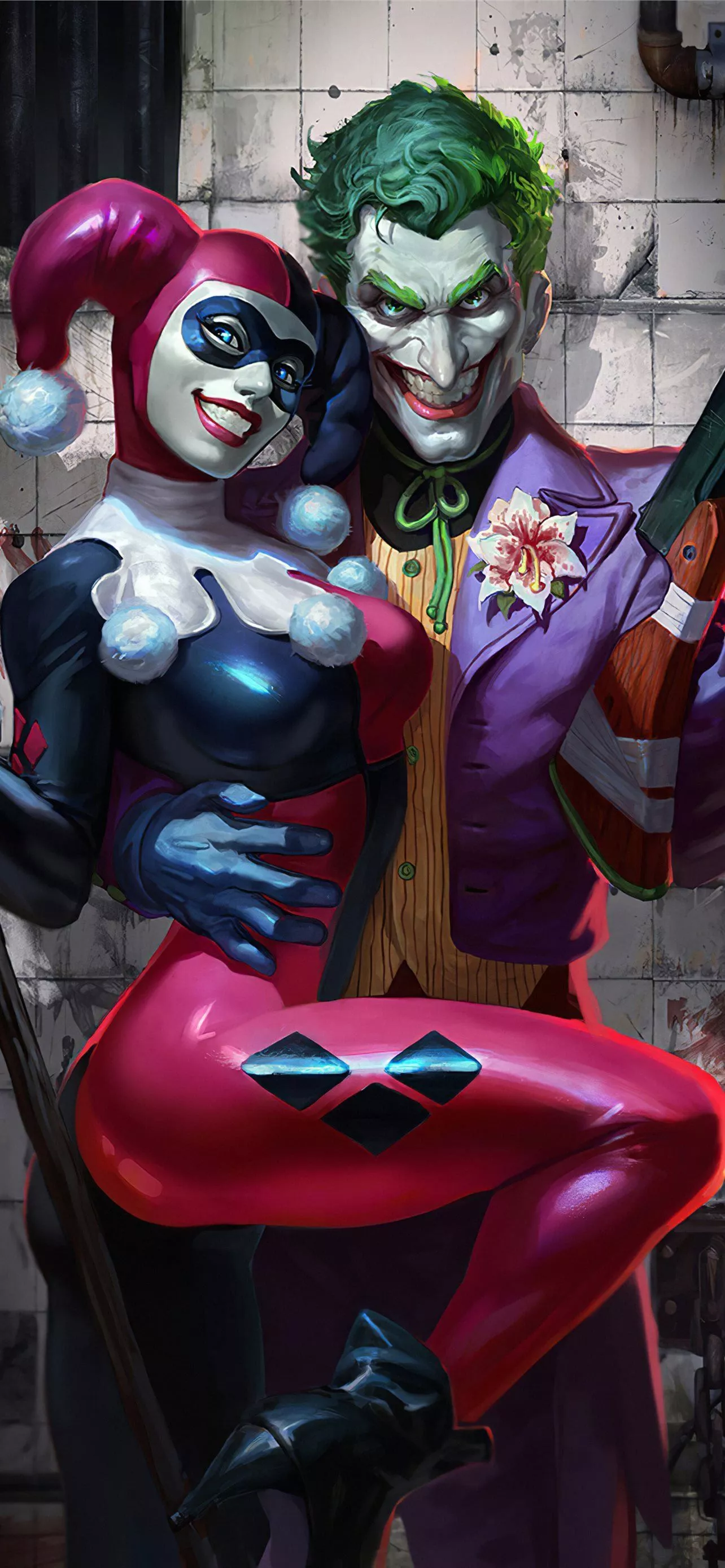 Harley Quinn and Joker Wallpaper 17