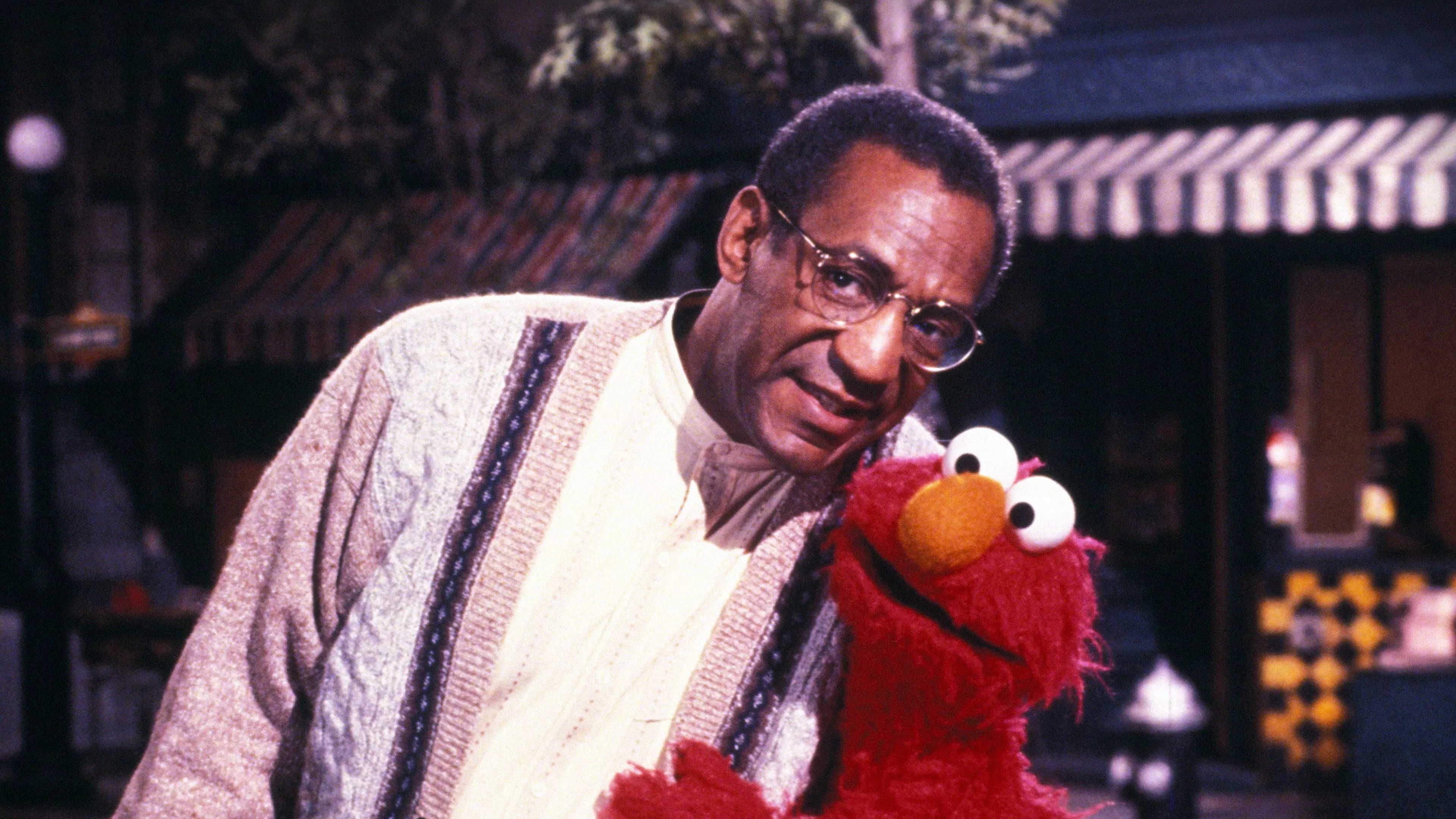 Bill Cosby With Sesame Street Elmo