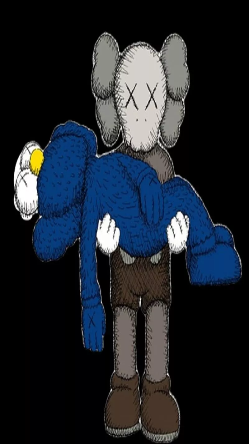 Kaws, sesame street, HD phone wallpaper