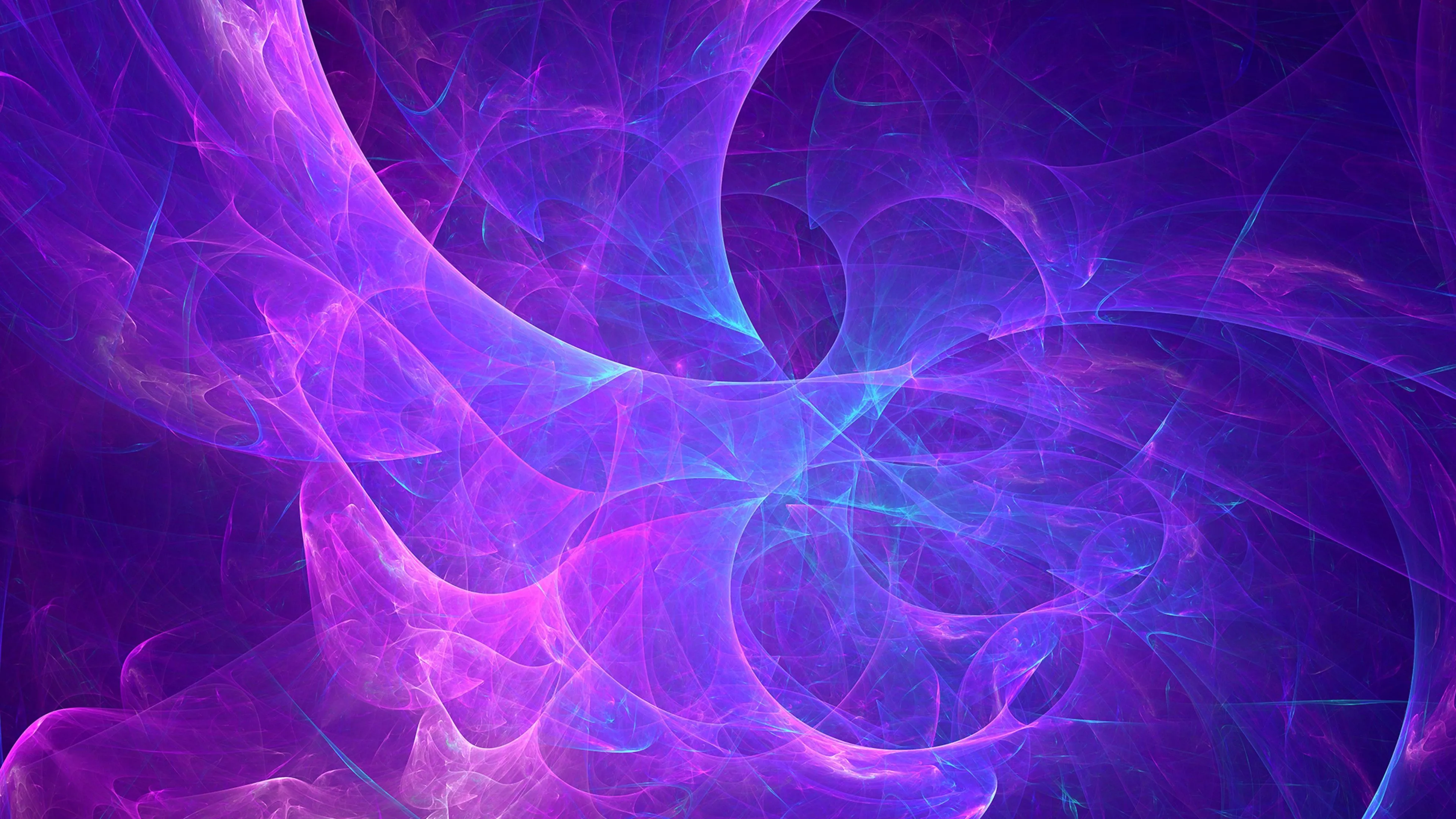 Pink Blue Purple Swirl Abstract Art 4K HD Abstract Wallpaper