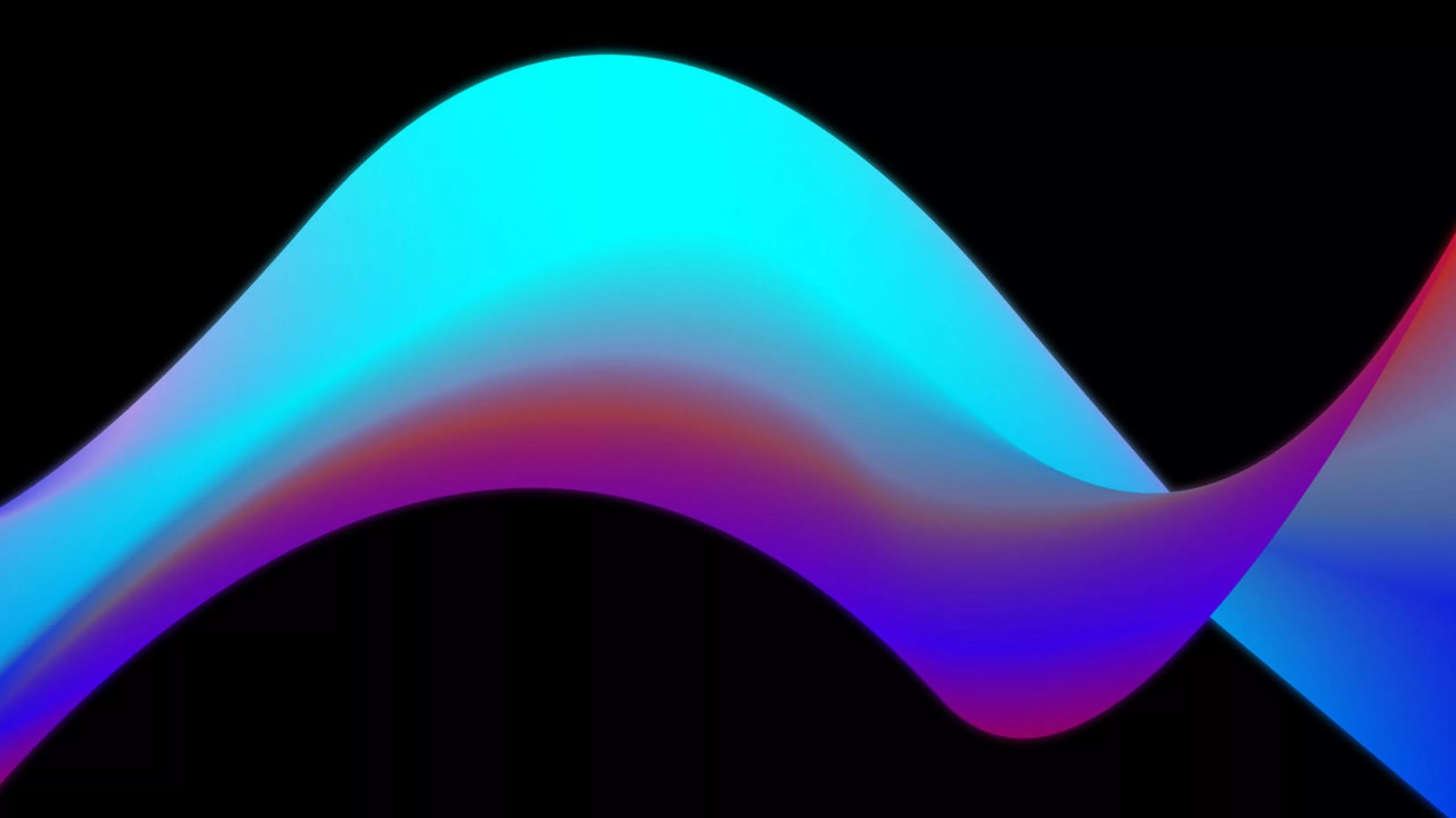 Computer Generated Blue Purple Wallpaper