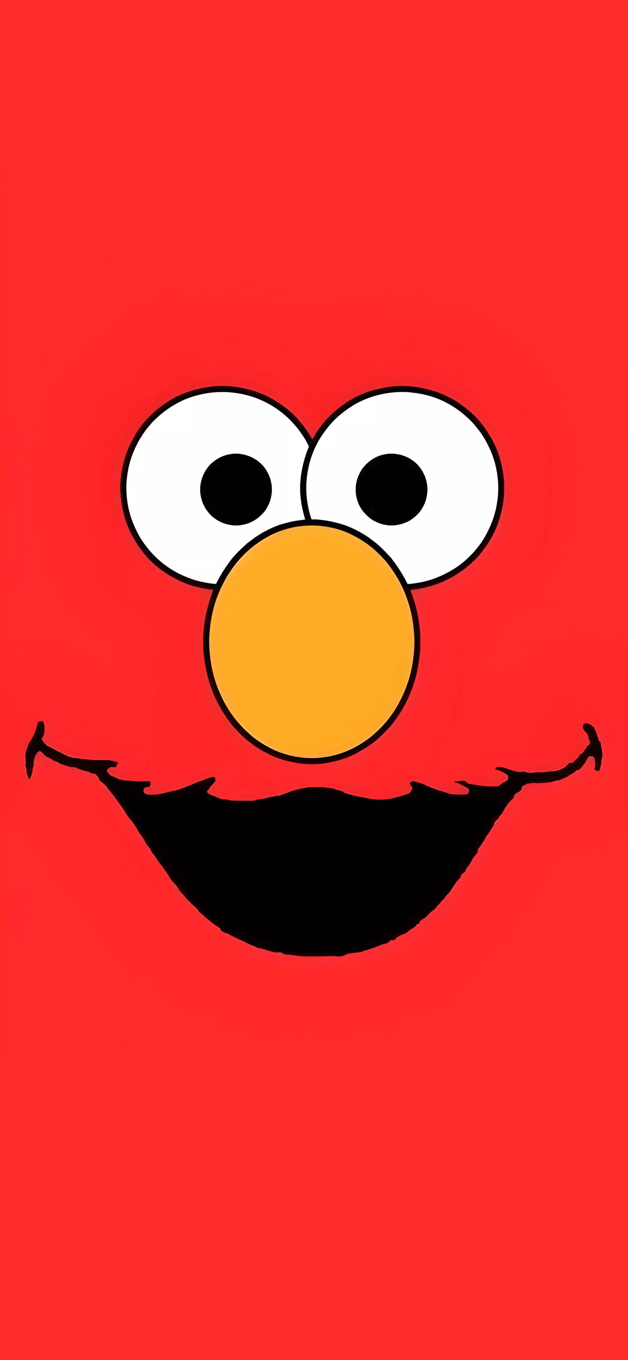 Elmo Sesame Street Red Wallpaper