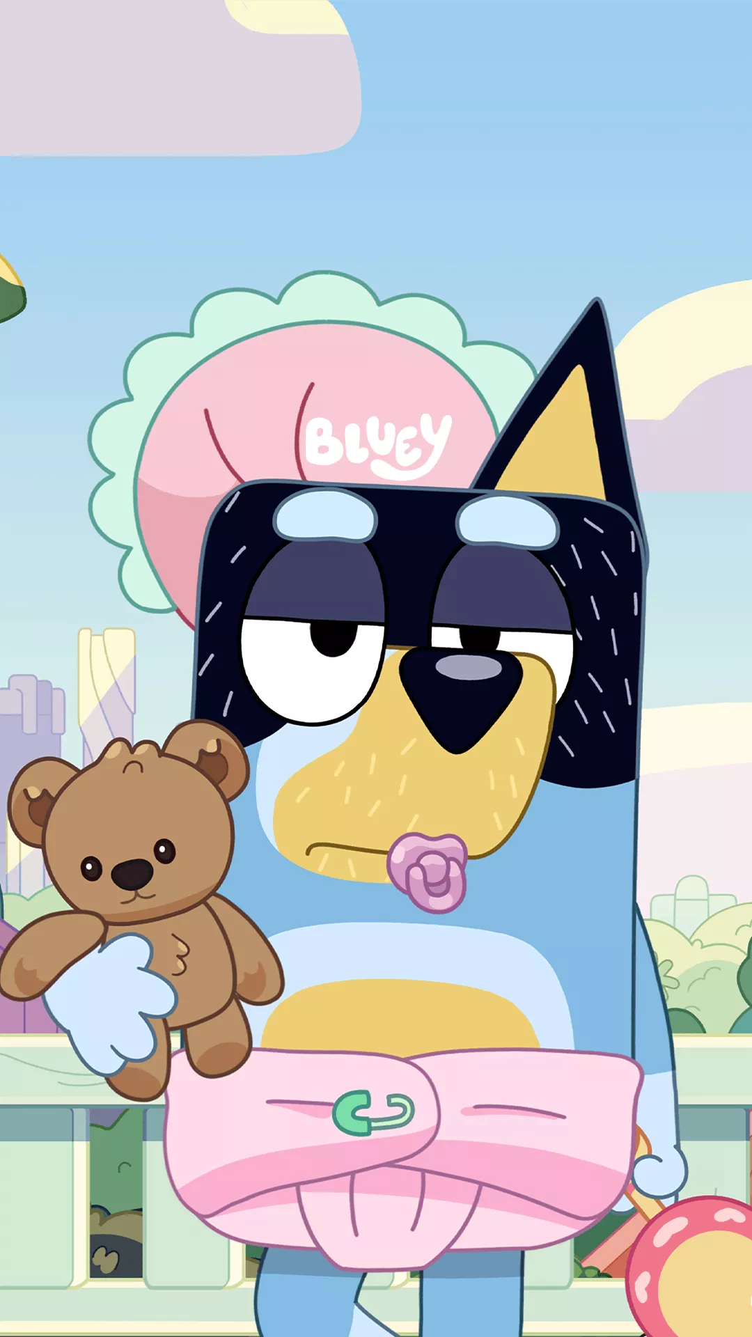 Free Bluey phone wallpaper: Halloween