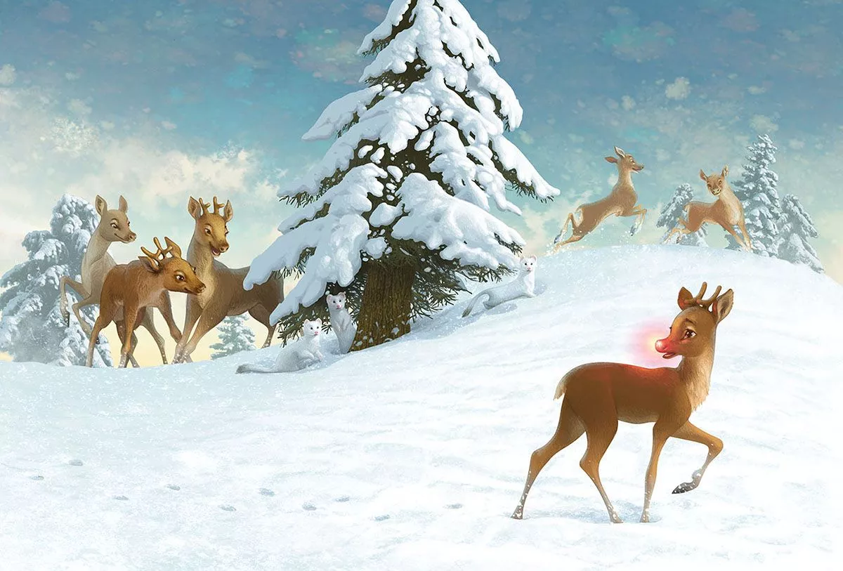 Rudolph The Red Nosed Reindeer - Behance